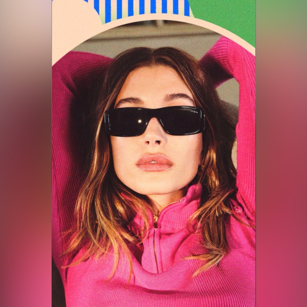 Hailey Bieber x Vogue sunglasses